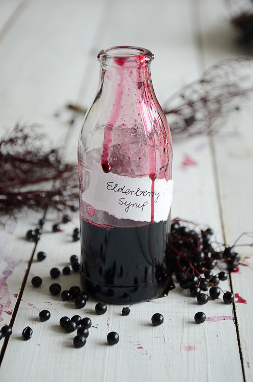 elderberry syrup syrop z czarnego bzu
