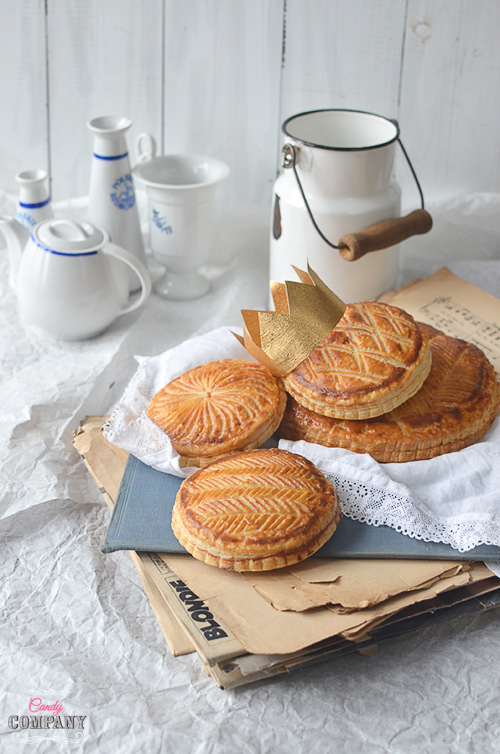 galette de rois puff pastry and amazing almond filling, traditional French dessert baked during Christmas and January