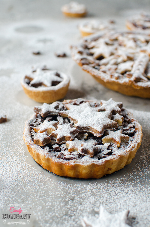 Delicious mincemeat pie recipe, mince pies perfect for Christmas. Food photography by Candy Company
