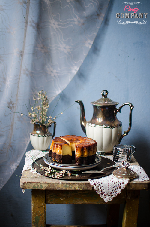 Magic chocolate flan cake recipe. Food photography by Candy Company