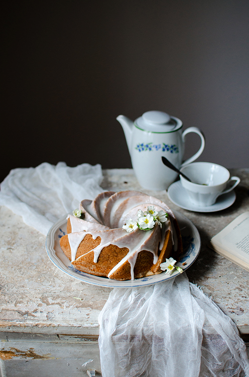 Yellow bundt cake - great recipe for leftover egg yolks. Food photography by Candy Company