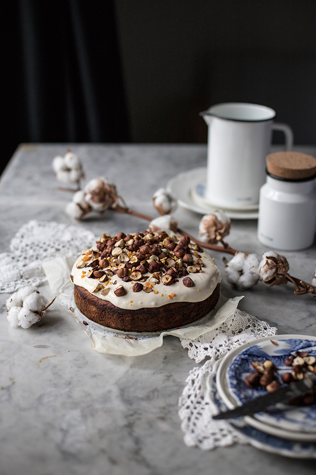 gluten free parsnip cake recipe. Food photography by Candy Company